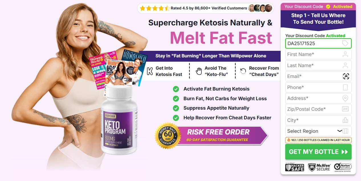 Body Code Keto Order Page