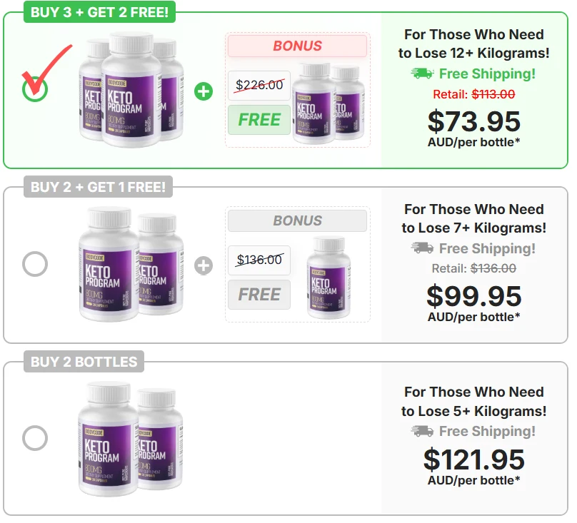 Body Code Keto Pricing